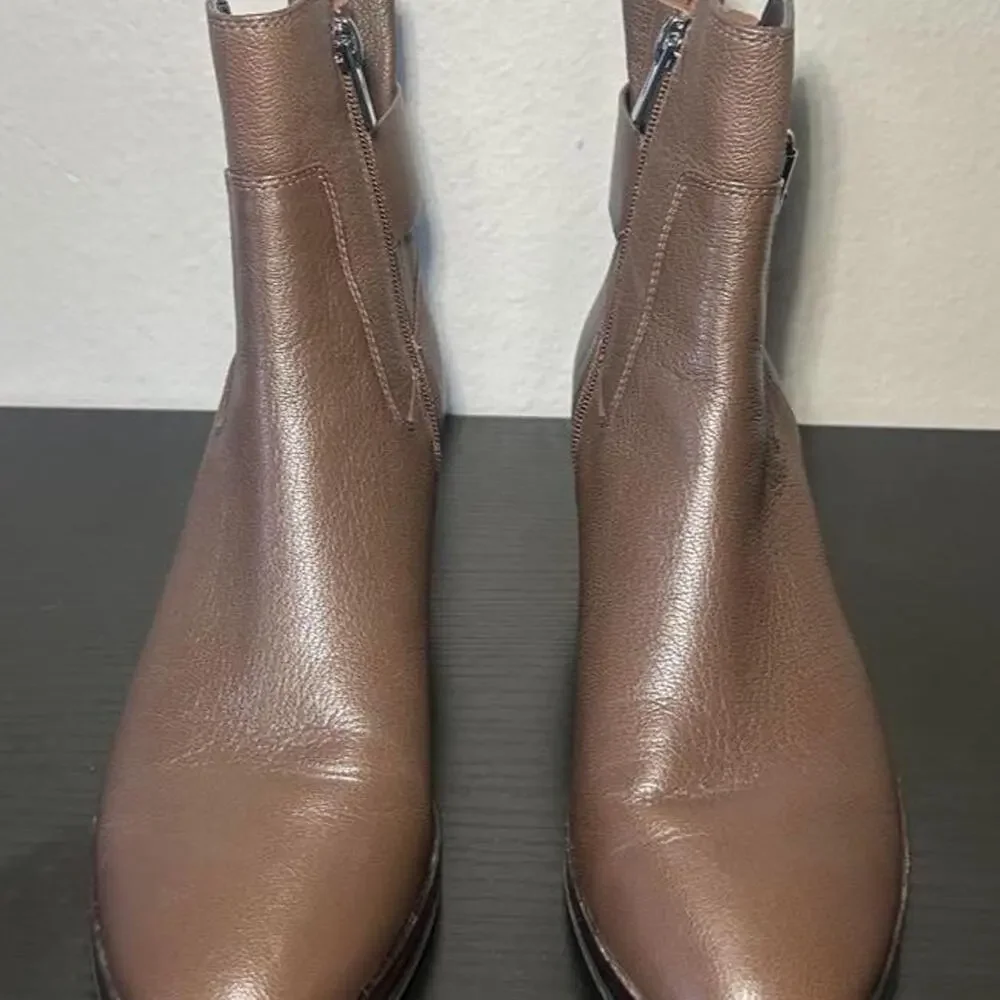 Via spiga brown leather ankle